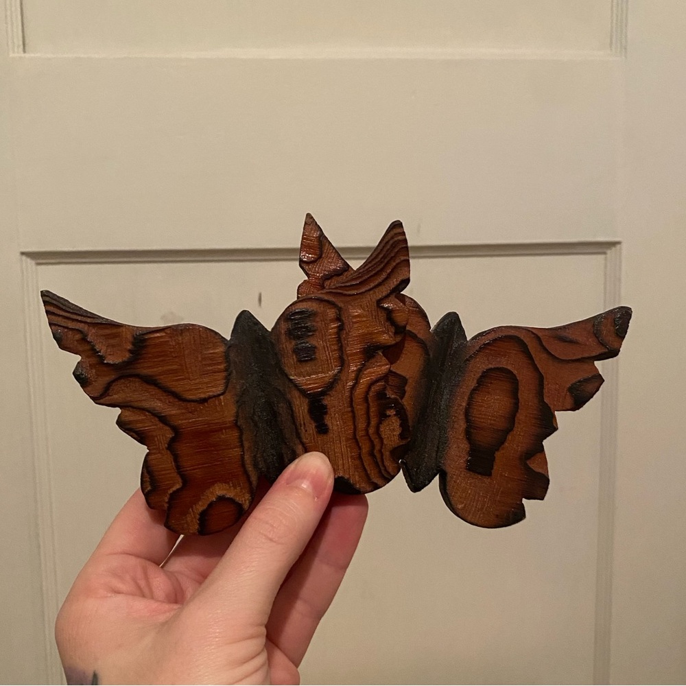 Vintage Wooden Butterflies